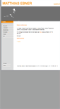 Mobile Screenshot of matthias-ebner.ch